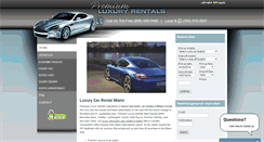 Desktop Screenshot of premiumluxuryrentals.com